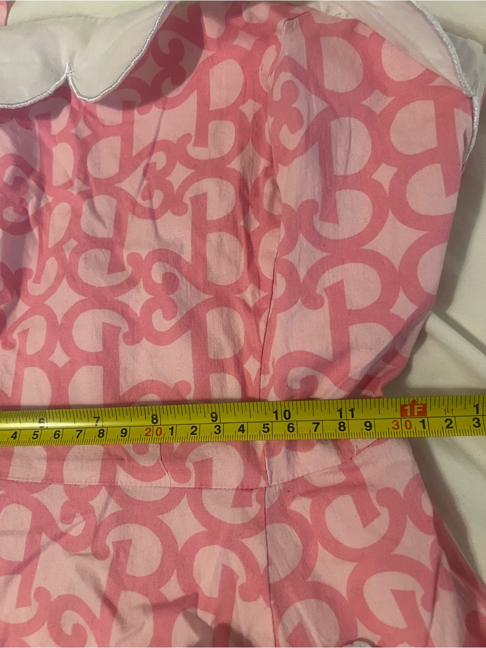 Barbie Pink Apron Dress with Heart Pockets Small cosplay dressup Barbiecore doll - Picture 10 of 10